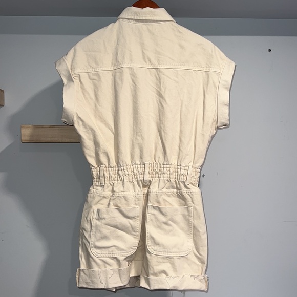 Zara beige denim romper NWT‎ - Picture 3 of 3